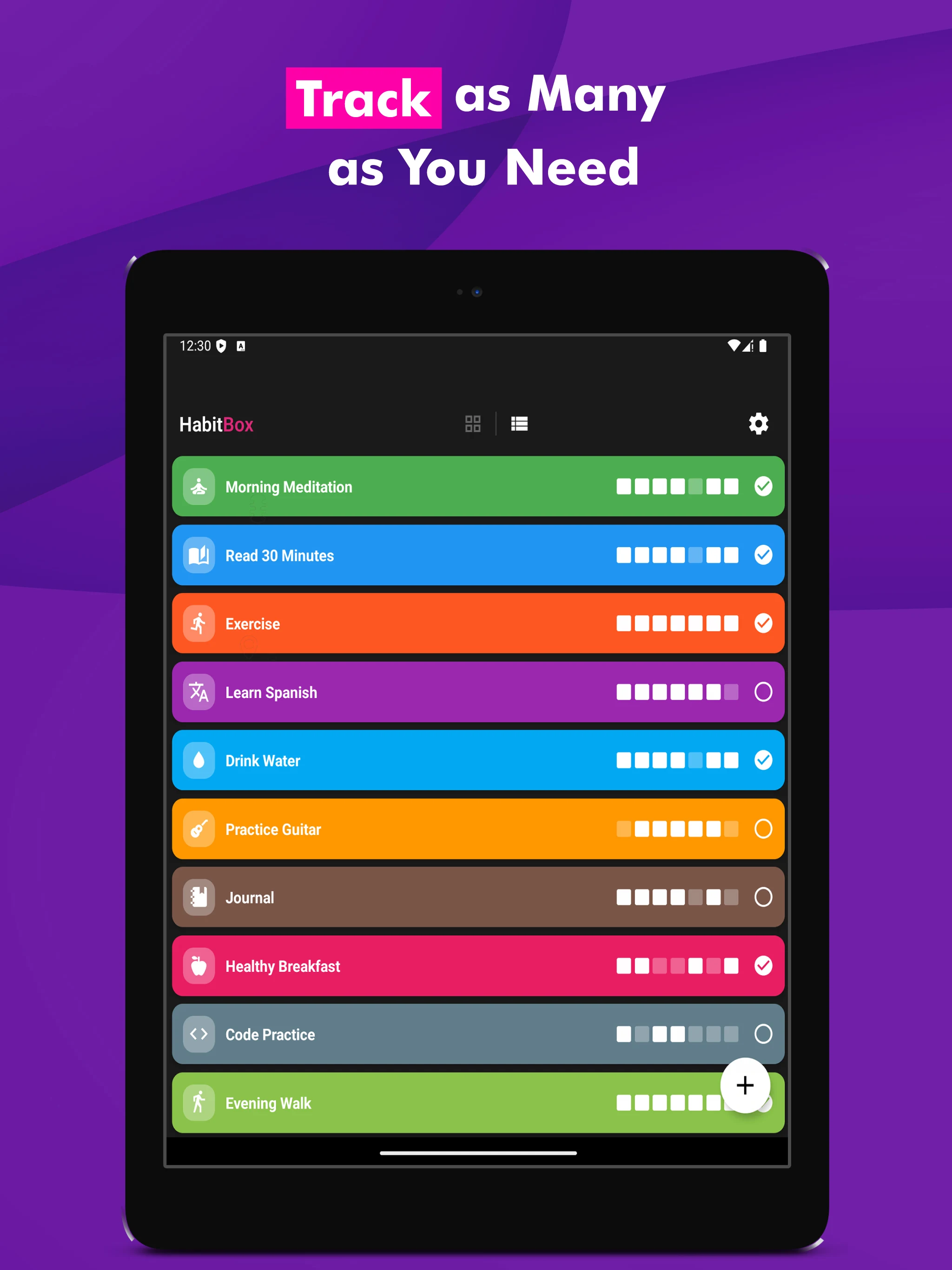 Habit Tracker - HabitBox screenshot