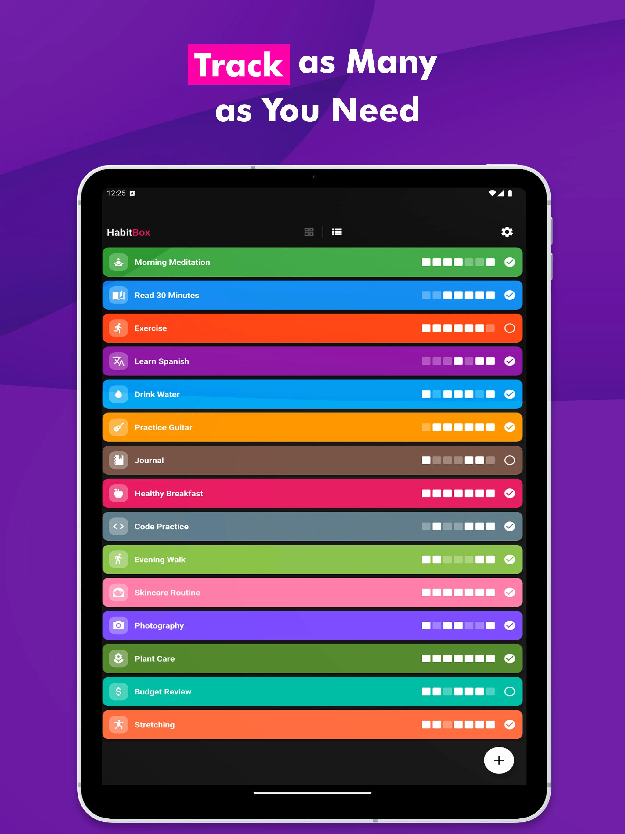Habit Tracker - HabitBox screenshot
