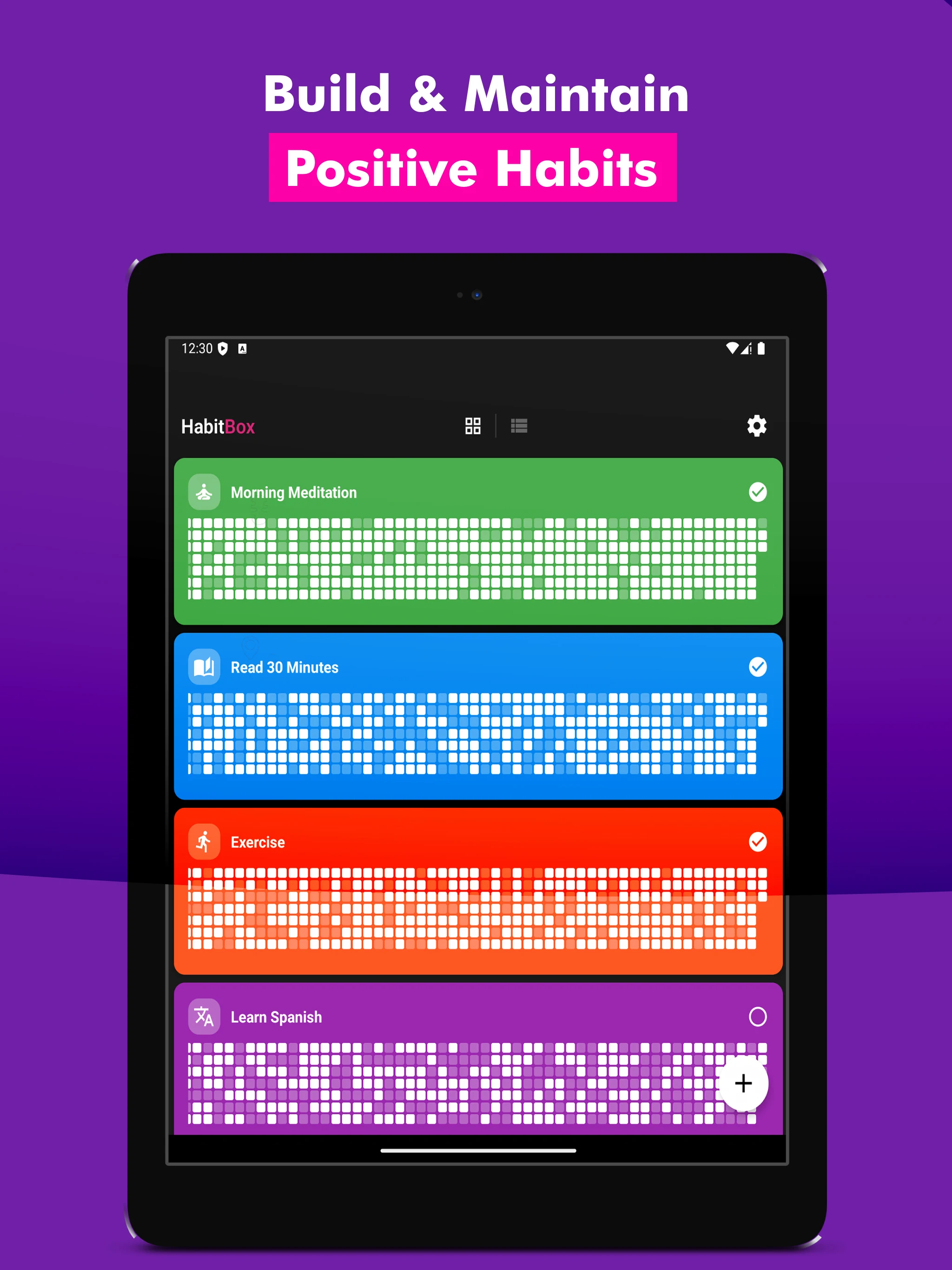 Habit Tracker - HabitBox screenshot